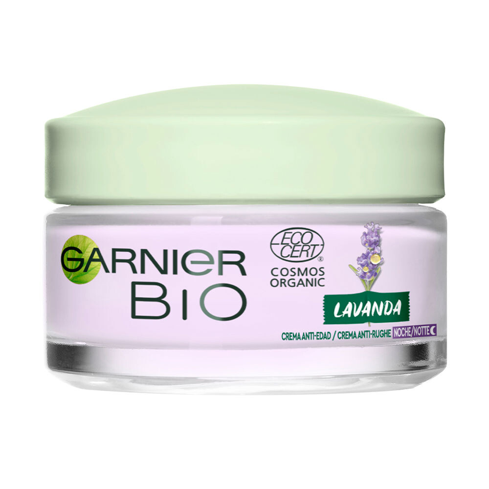 

Крем против морщин Bio ecocert lavanda crema noche anti-edad Garnier, 50 мл