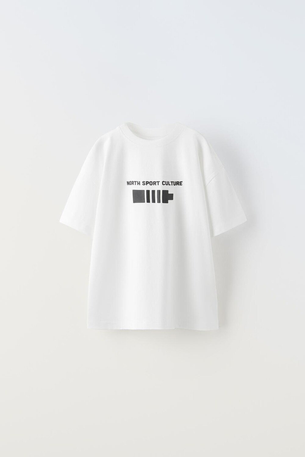

Футболка «северный спорт» ZARA, белый