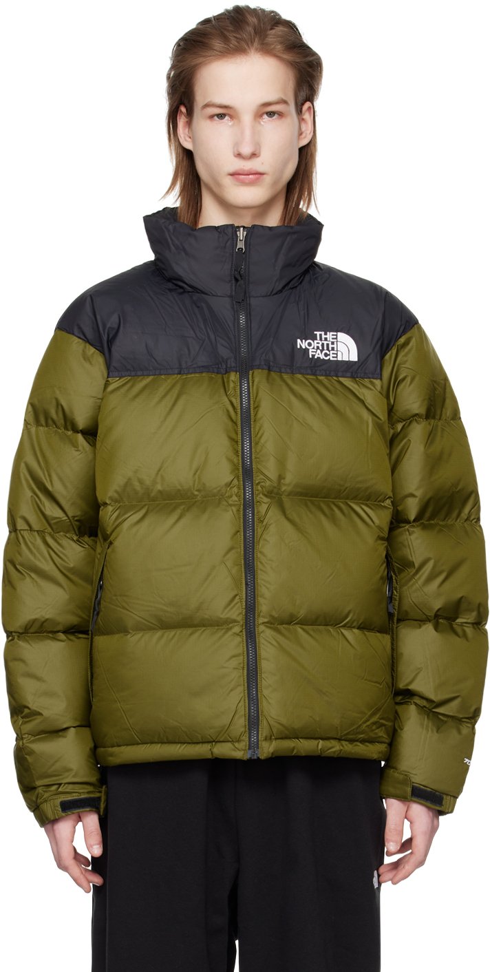 

Хаки Пуховик Nuptse 1996 в стиле ретро The North Face