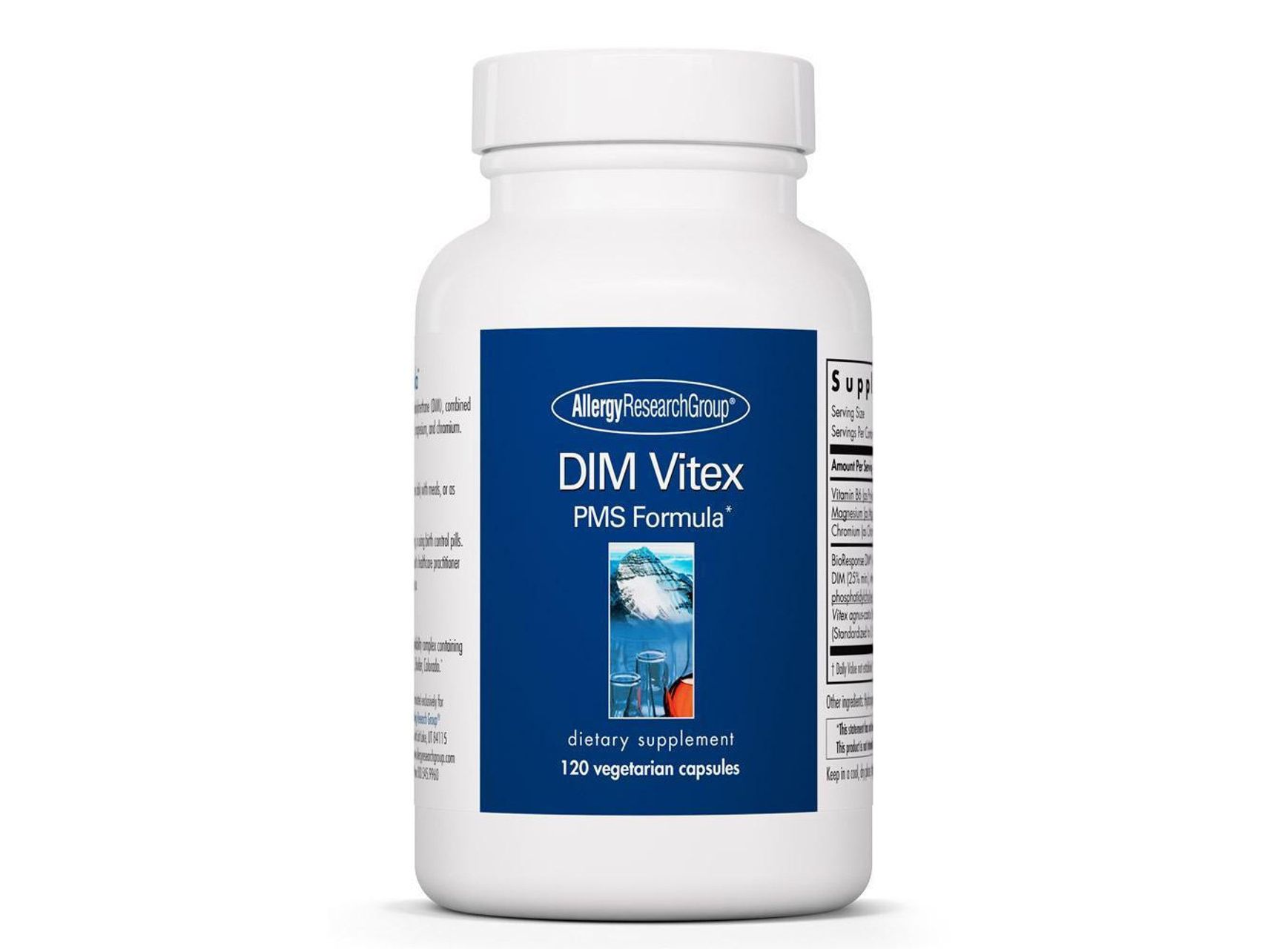 

Allergy Research Group, Формула DIM Vitex PMS, 120 вегетарианских капсул ARG