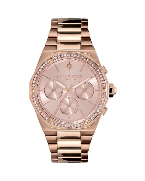 

Украшенный хронограф Hexa, 38 мм Olivia Burton, цвет Pink