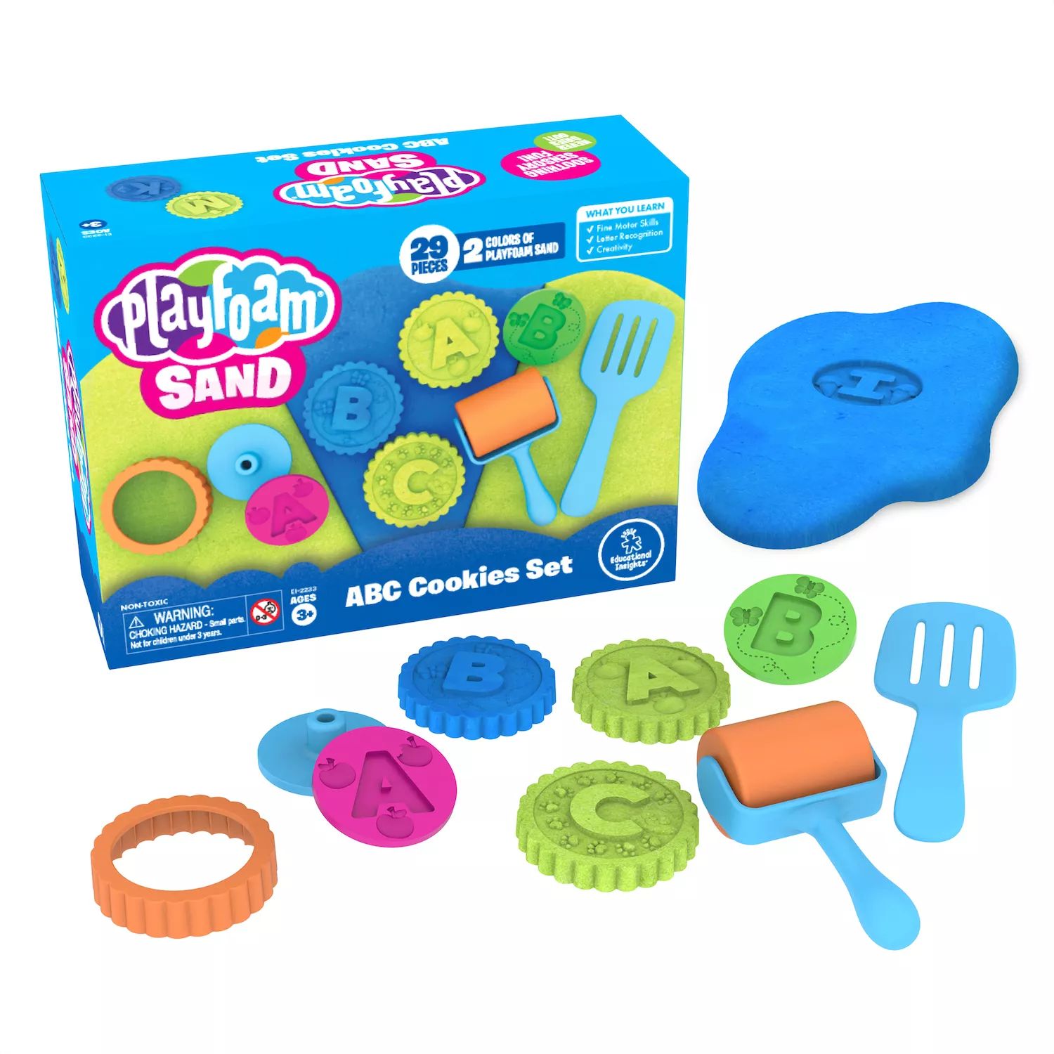 Образовательные идеи Набор печенья Playfoam Sand ABC Educational Insights