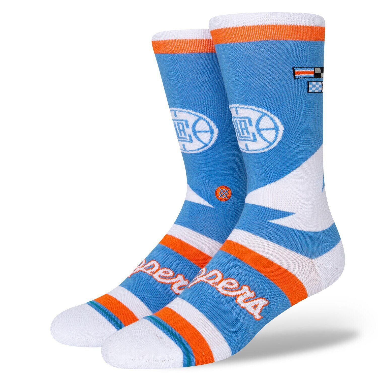

Мужские голубые носки Stance LA Clippers 2021/22 City Edition Crew