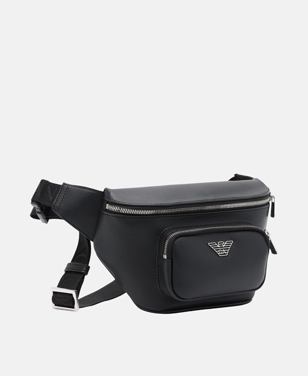 

Поясная сумка Emporio Armani, черный