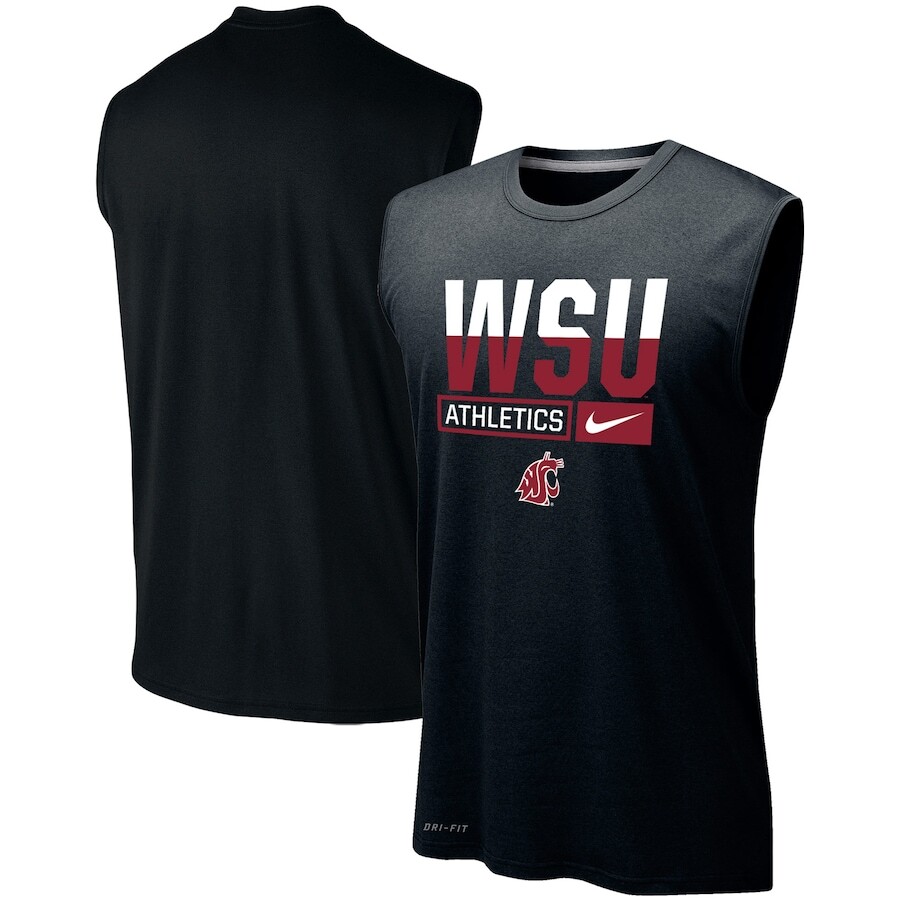 

Майка Nike Washington State Cougars, черный