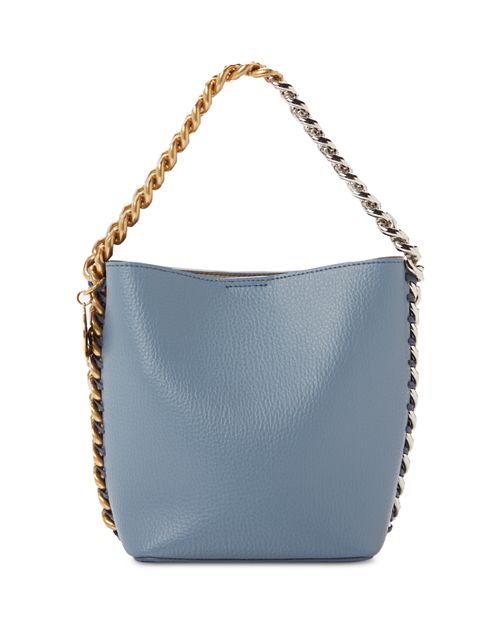 

Сумка-ведро с тиснением Grain Stella McCartney, цвет Blue