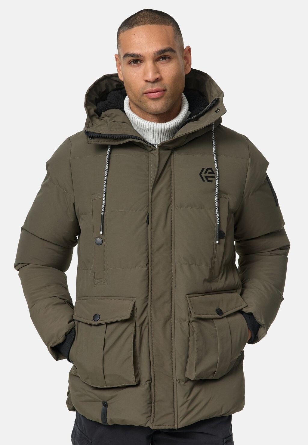 

Парка INRENE INDICODE JEANS, цвет army