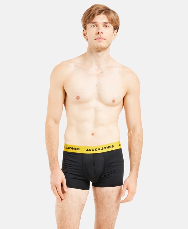 

Трусы, упаковка 3 шт. Jack & Jones, черный
