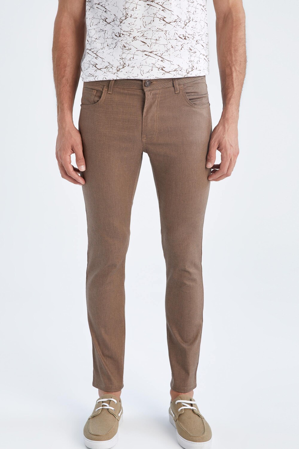 

Брюки чинос DeFacto hose SLIM FIT, светло коричневый