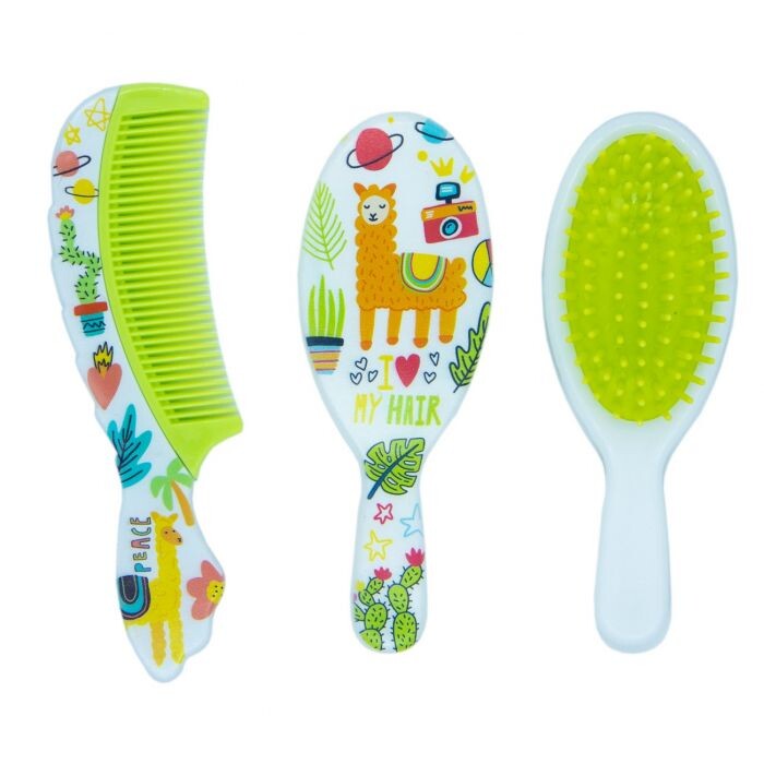 

Набор косметики Set Cepillo y Peine Llama Taï & Jôn, Multicolor