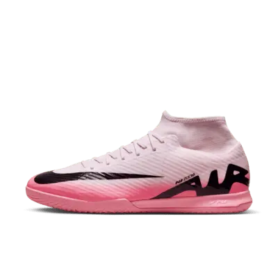 

Кроссовки Nike Mercurial Superfly 9 Academy IC High-Top Soccer Shoes, цвет Pink Foam/Black