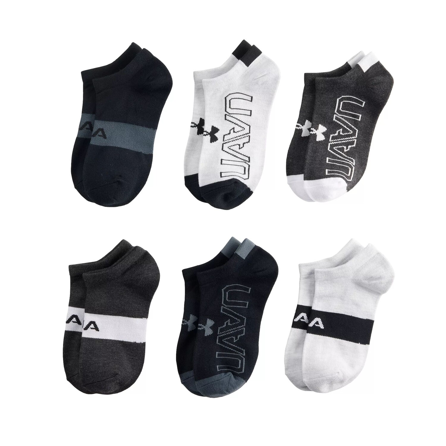 

Набор из 6 носков-непоказов Boys Under Armour Essential Lite Under Armour