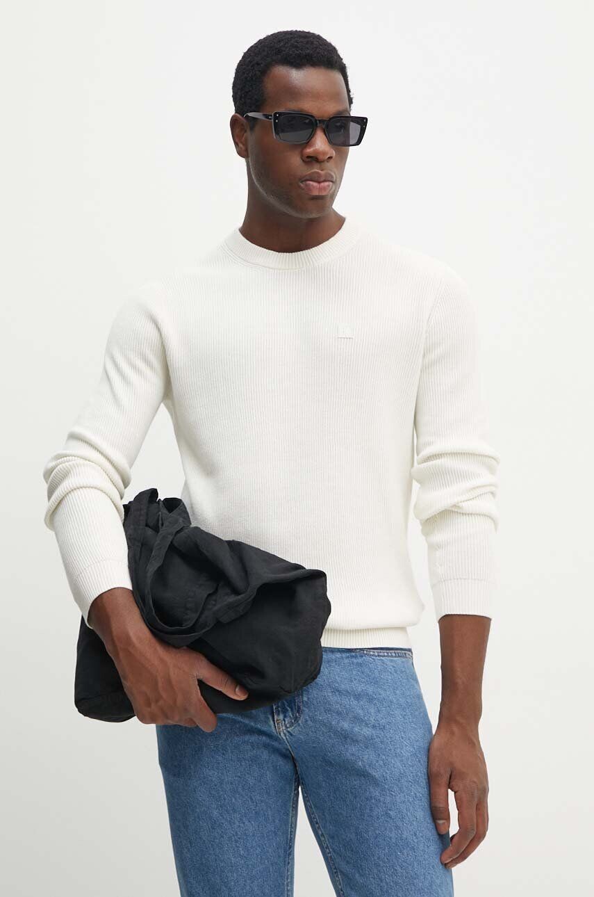 

Хлопковый свитер Calvin Klein Jeans, бежевый