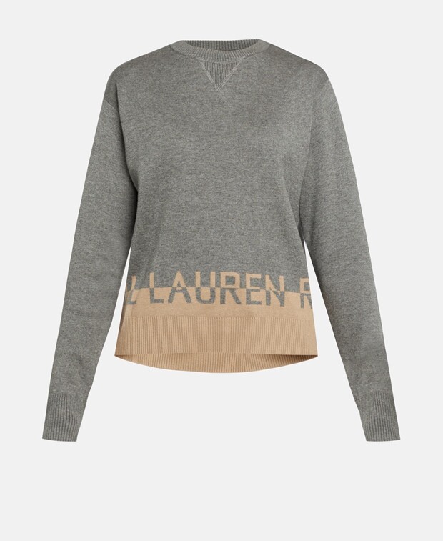

Джемпер с длинными рукавами Lauren Ralph Lauren, серый