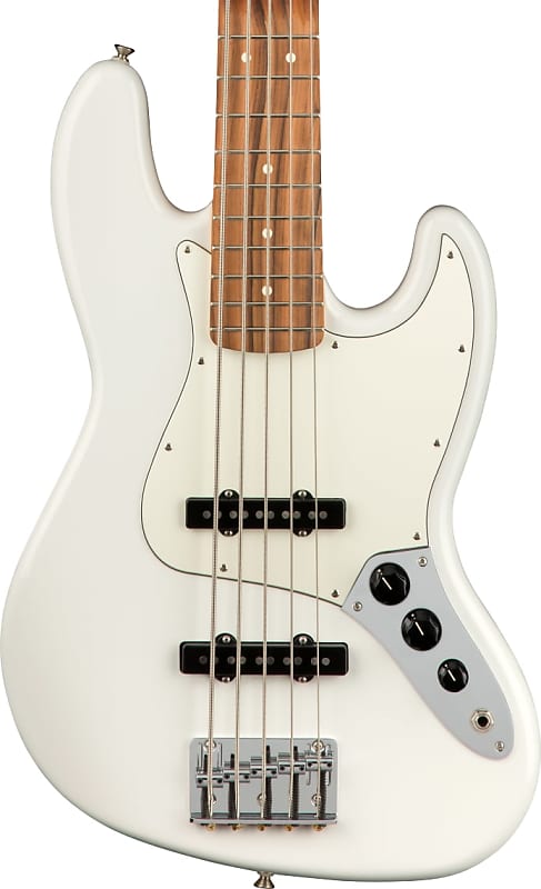 

Басс гитара Fender Player Jazz Bass V Pau Ferro FB, Polar White