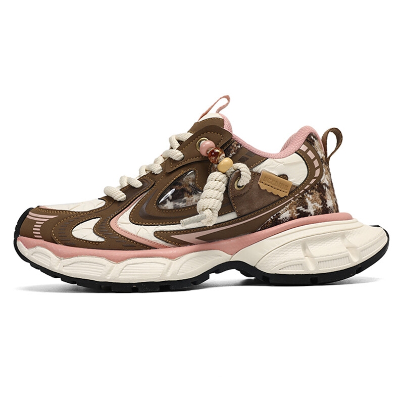 

Кроссовки HeeDimensional Chunky Sneakers Unisex Low-top Brown, розовый