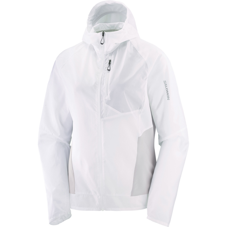 Женская куртка Bonatti Cross FZ Salomon, белый водоотталкивающая ветровка h
