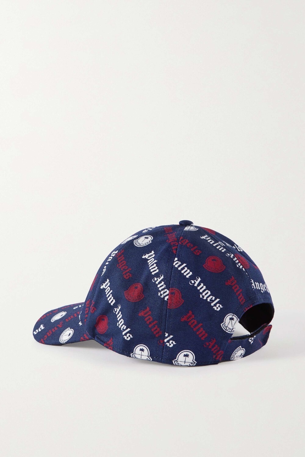 

MONCLER GENIUS + бейсболка из хлопкового габардина с логотипом Palm Angels, синий