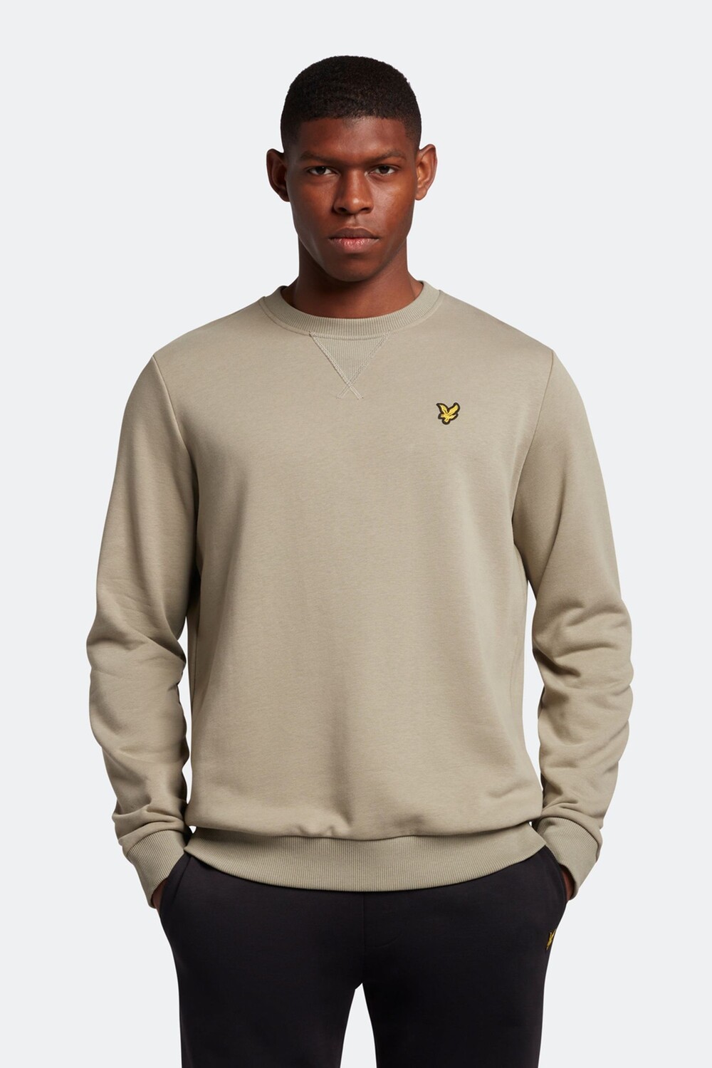

Зеленый свитшот с круглым вырезом Lyle & Scott, зеленый
