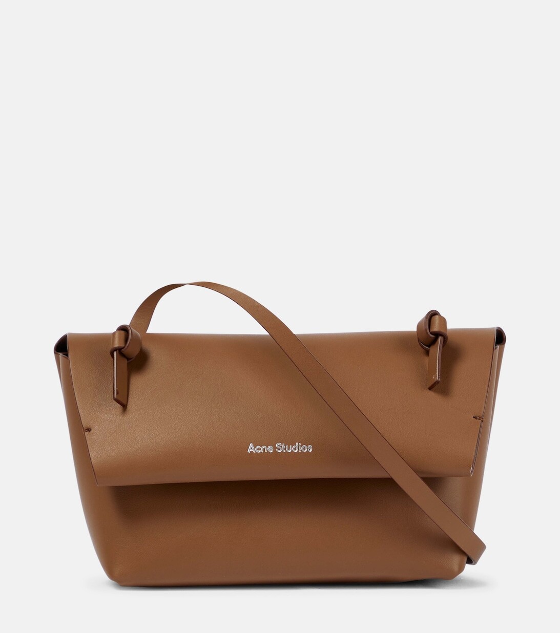 

Сумка через плечо Alexandria Mini из кожи Acne Studios, коричневый