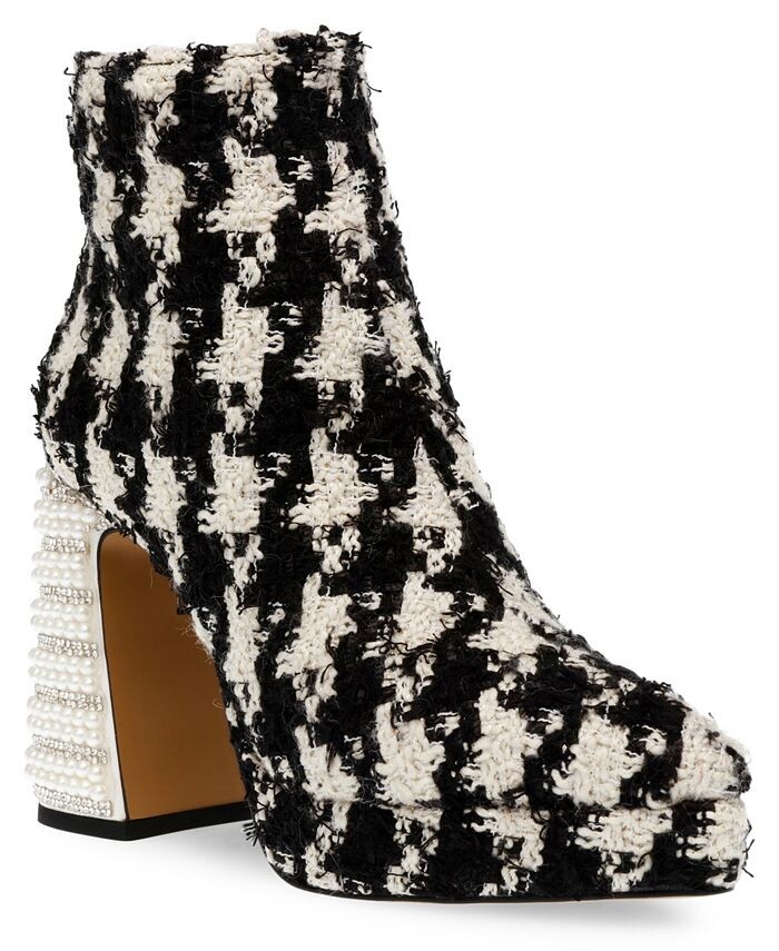 

Женская платформа Raylan с ботильонами на каблуке со стразами Betsey Johnson, цвет Houndstooth