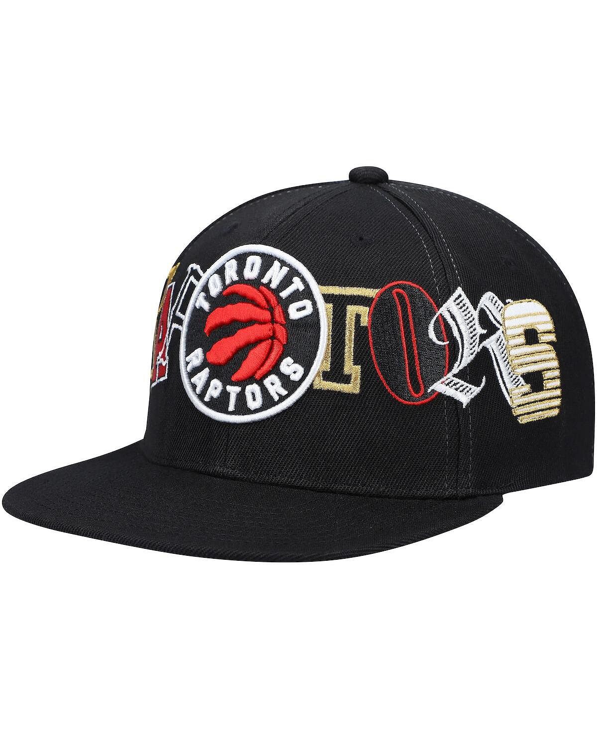 

Черная мужская кепка Snapback Toronto Raptors Hype Type Mitchell & Ness