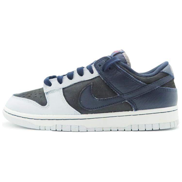 

Кроссовки Nike Dunk Skateboarding Shoes Unisex Low-top Black/beige/blue, темно-синий