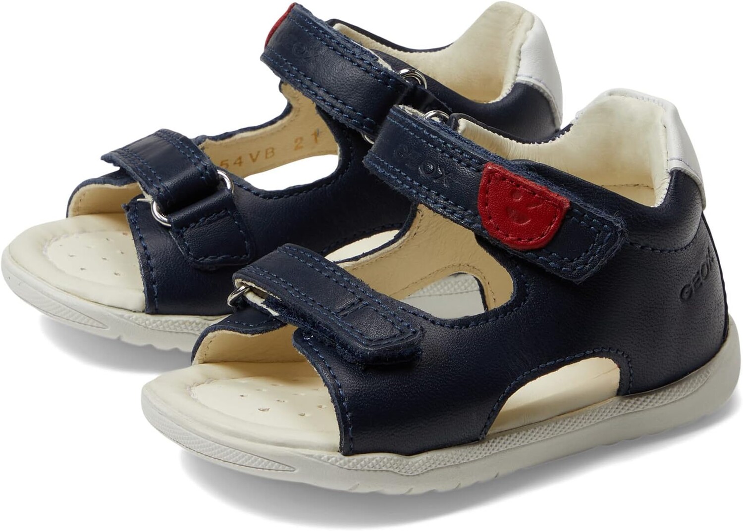 

Сандалии на плоской подошве Sandal Macchiabo 5 Geox, темно-синий