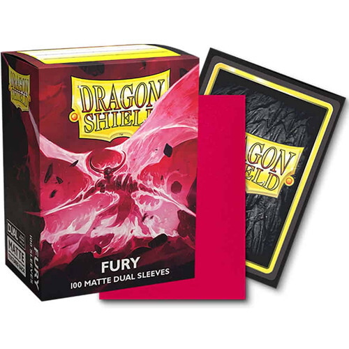 

Аксессуары Arcane Tinmen Dragon Shield Sleeves: Matte Dual - Fury (100)