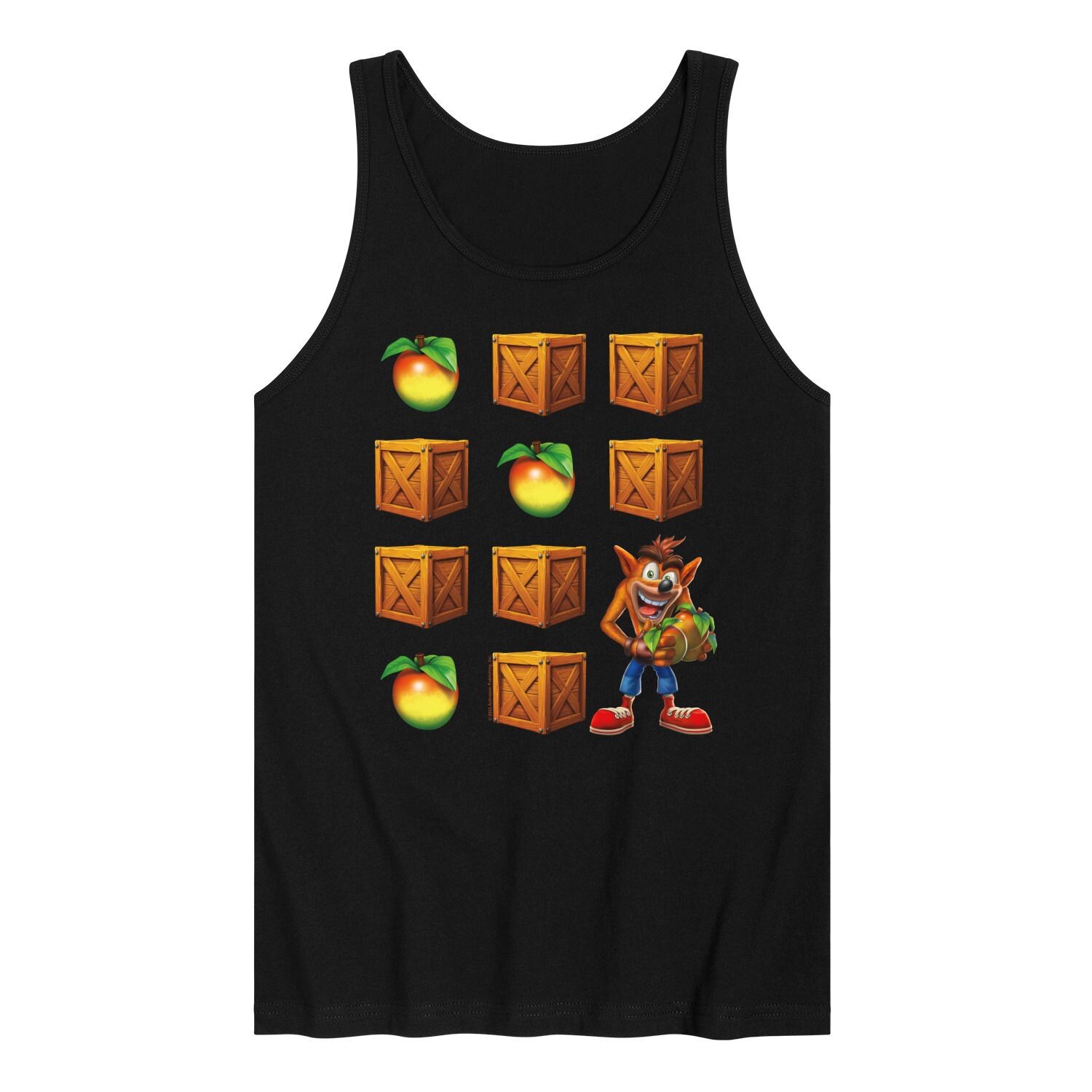 

Мужская майка Crash Bandicoot Crate Grid Licensed Character