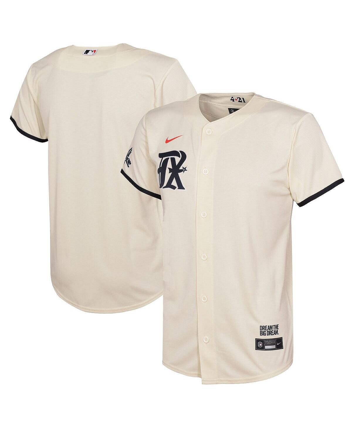 

Реплика Джерси Big Boys Cream Texas Rangers 2023 City Connect Nike