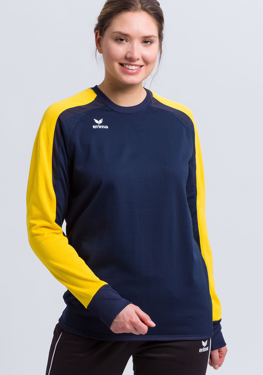 

Спортивная футболка erima Liga 2.0 Sweatshirt, цвет new navy/gelb/dark navy
