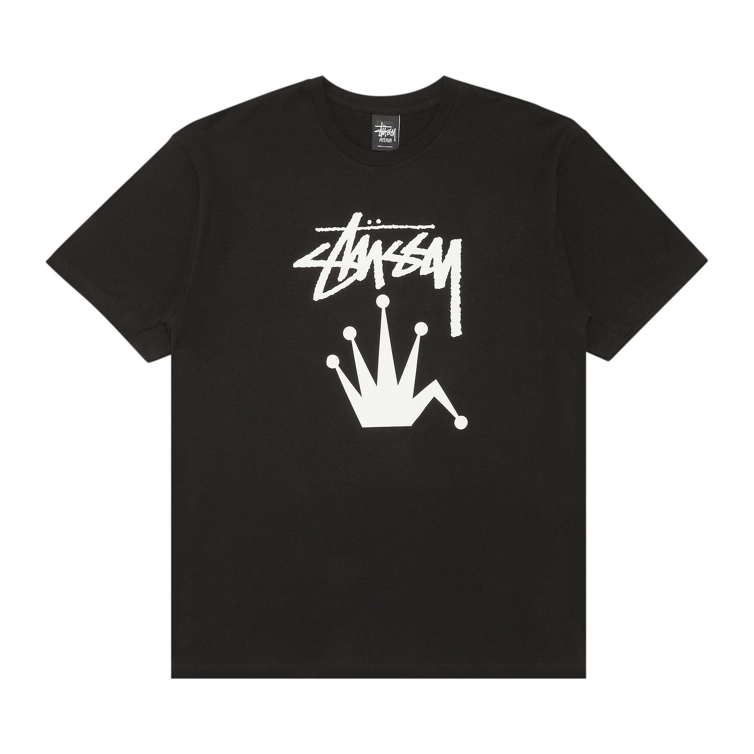 

Футболка Stussy Stock Crown, черная, Черный