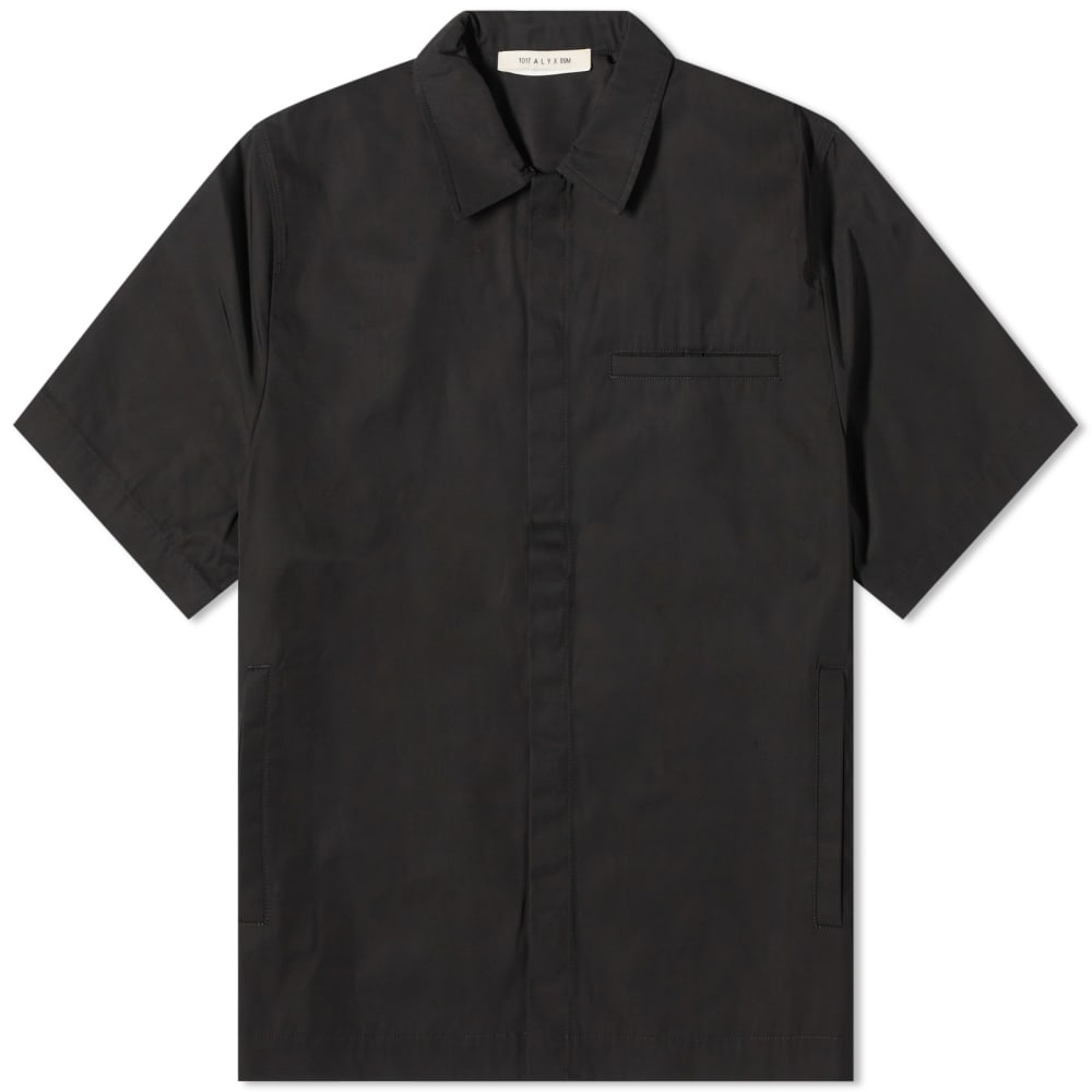 1017 ALYX 9SM Рубашка с коротким рукавом-ведром, черный цена и фото