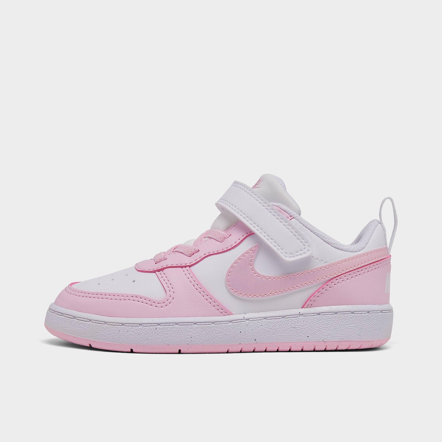 

Детская повседневная обувь из эластичного кружева для малышей Nike Court Borough Low Recraft, розовый