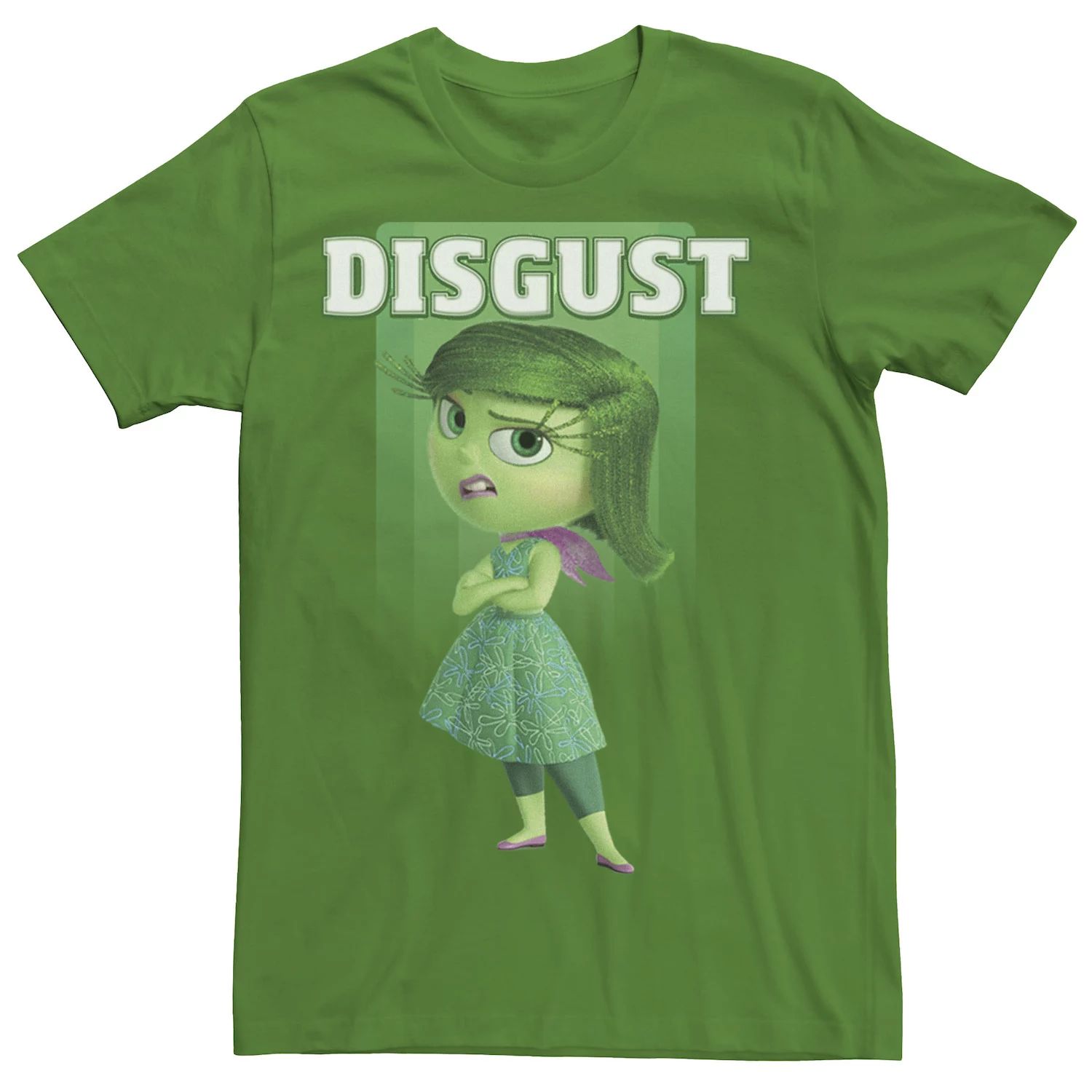 Мужская футболка с портретом Inside Out Disgust Disney / Pixar