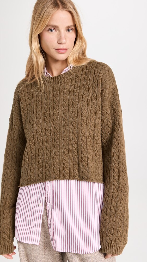 

Свитер Denimist Cropped Cable