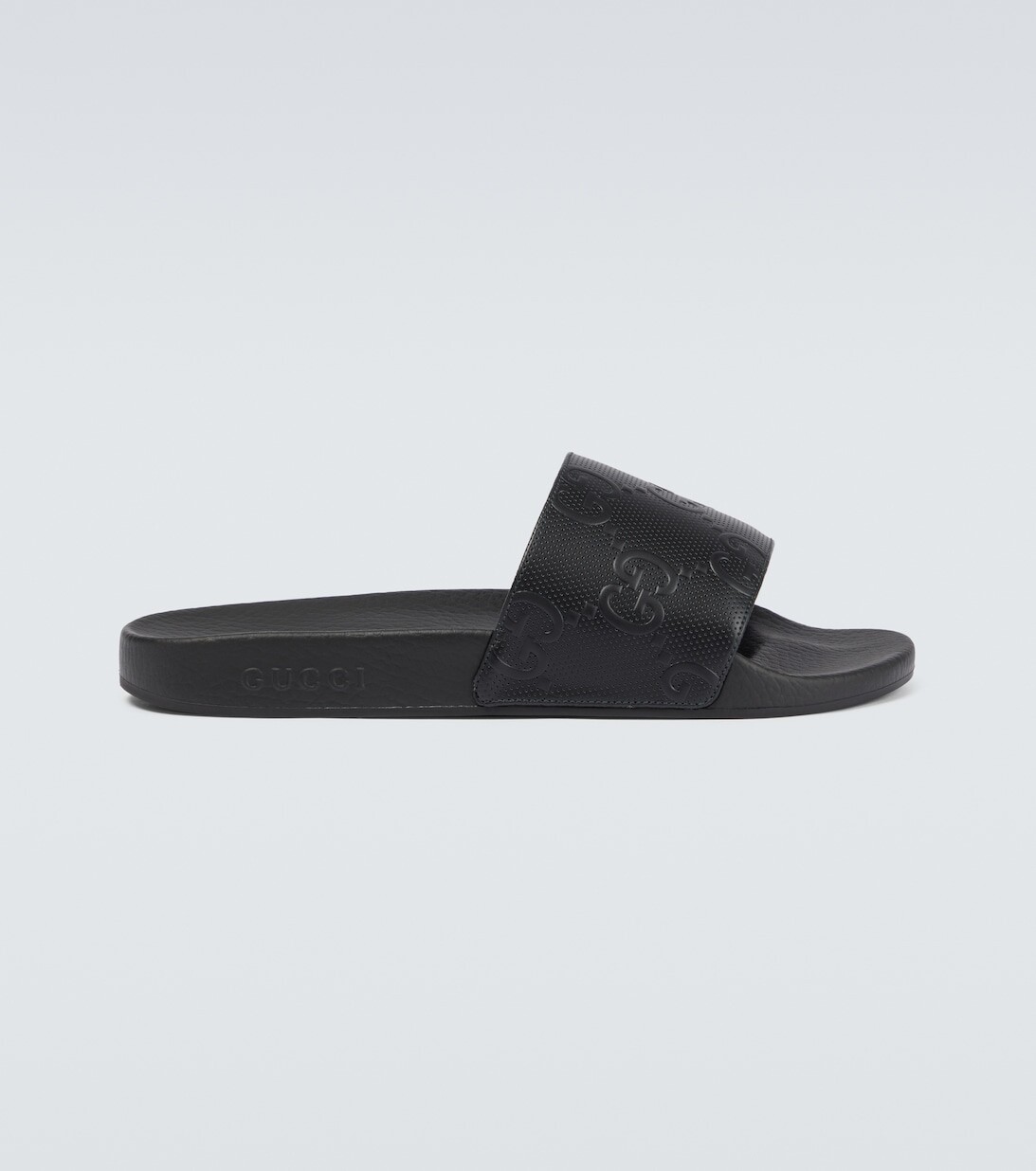 

Шлепанцы с логотипом GG Gucci, черный