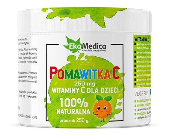 

Ekamedica Pomawitka Witamina C Dla Dzieci W Proszku порошок витамина С, 250 g