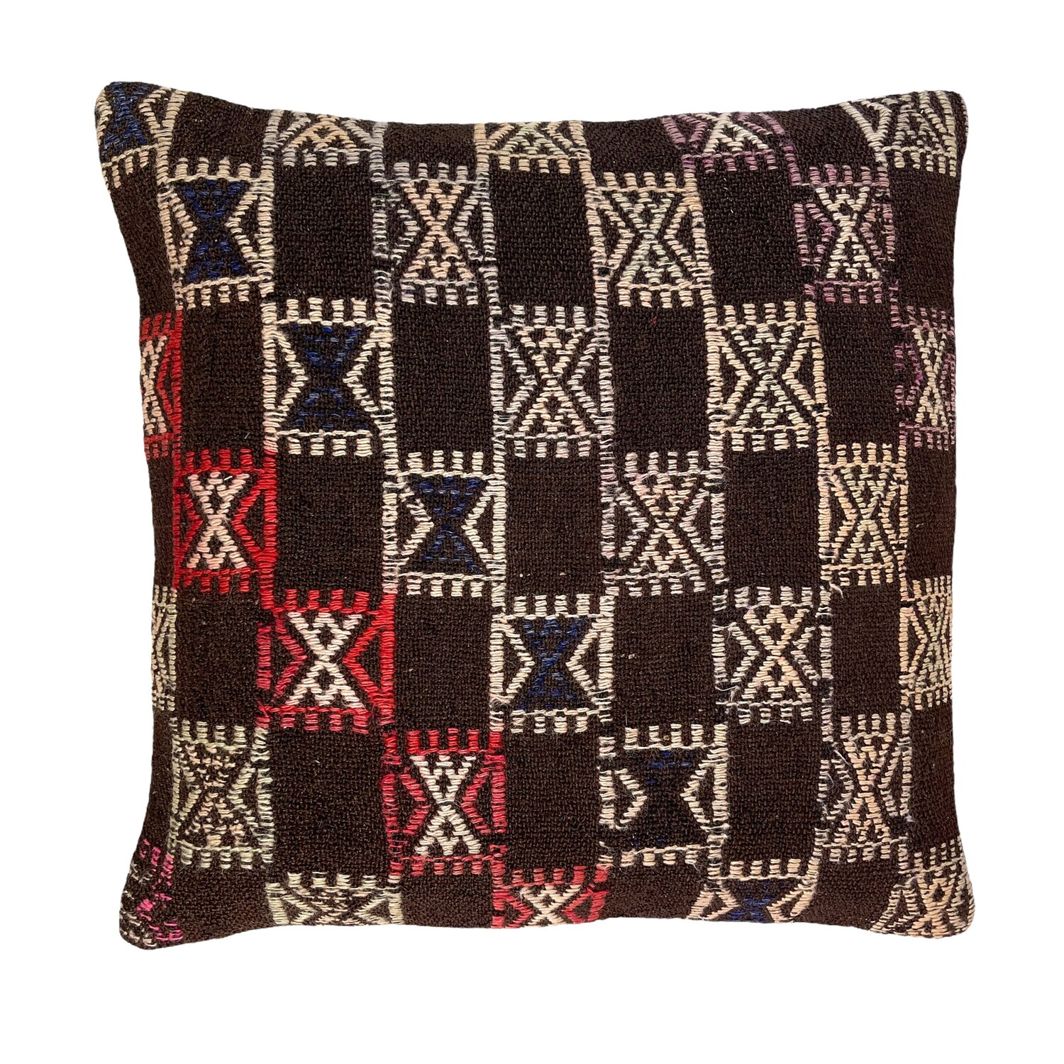 

Подушка Килим 60 x 60 см. Чехол на подушку Tapis Kelim Kilim, винтажная скамейка для медитации. Келим Теппич. Подушка Килим в стиле бохо. Килим. Диван. Турецкая подушка.