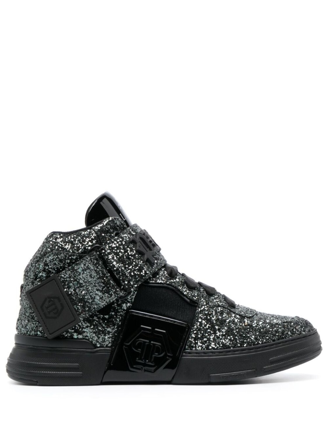 

Philipp Plein высокие кеды с логотипом, черный
