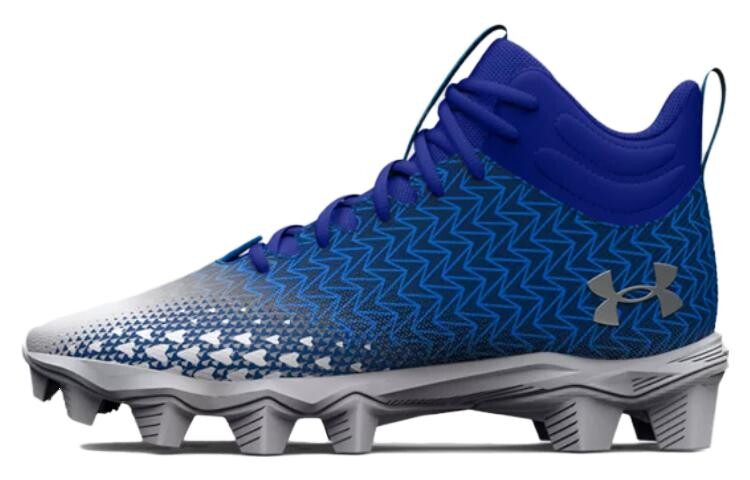 

Футбольные бутсы мужские высокие Синие/серые Under Armour