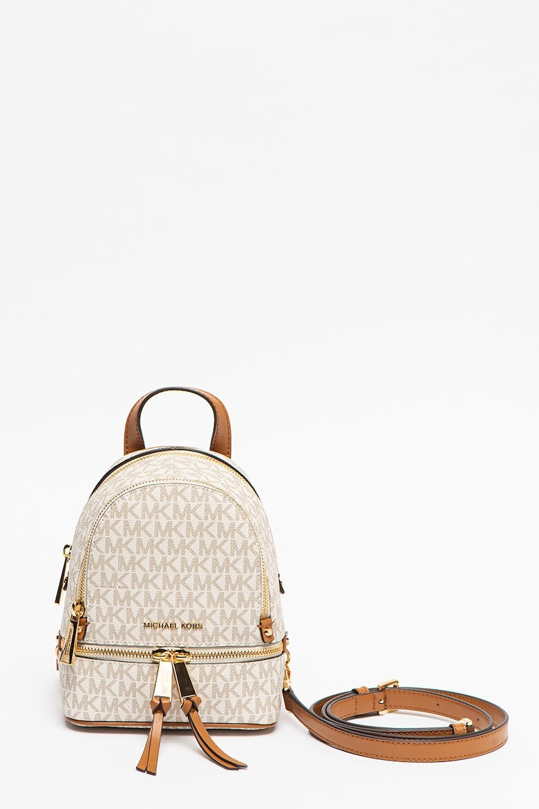 

Маленький рюкзак Rhea с монограммой Michael Kors, бежевый