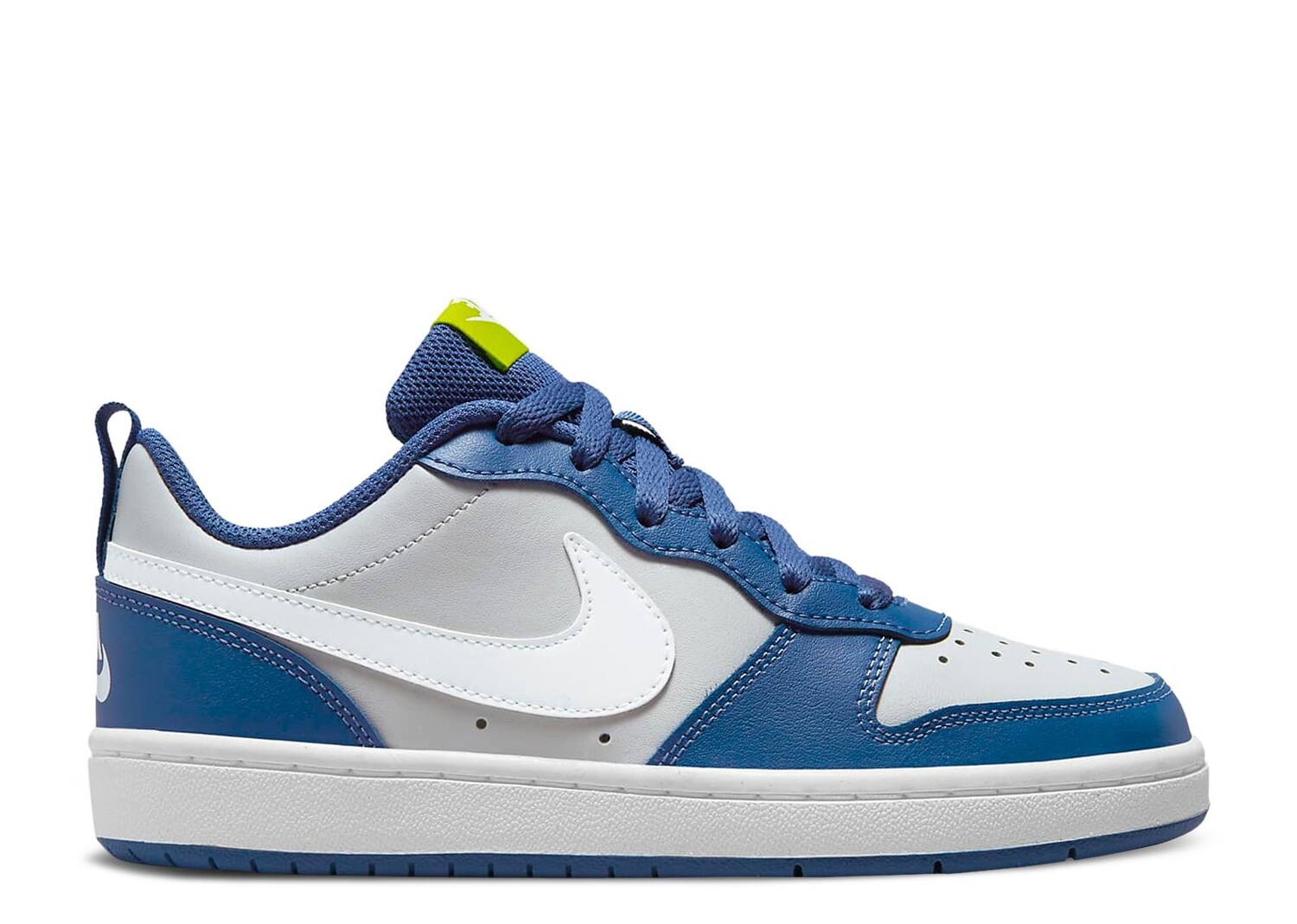 

Кроссовки Nike Court Borough Low 2 Gs 'Grey Fog Mystic Navy', серый