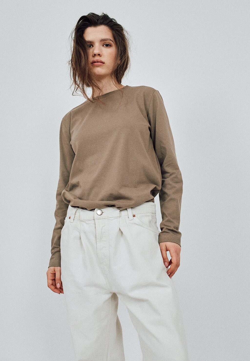 

Блузка с длинными рукавами MUUV.APPAREL, хаки