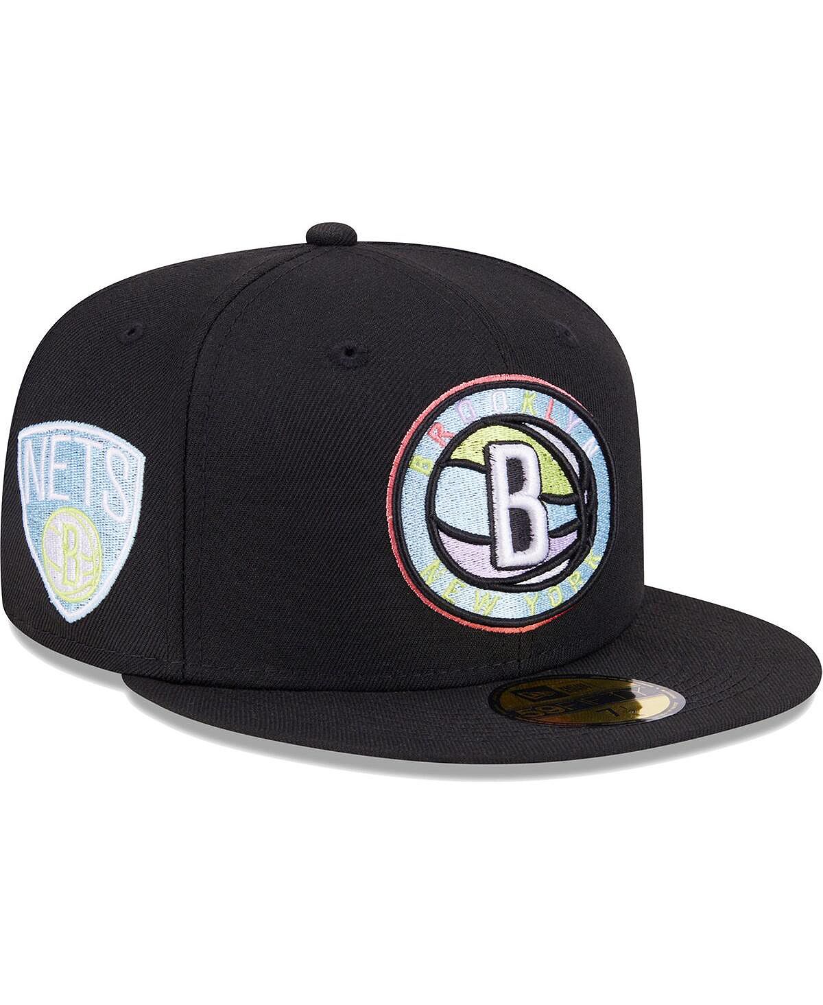 

Мужская черная приталенная кепка Brooklyn Nets Color Pack 59FIFTY New Era