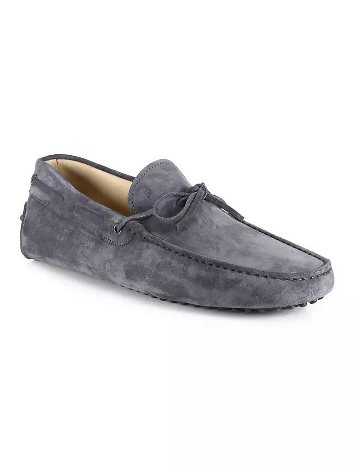 

Замшевые драйверы Tod'S, серый