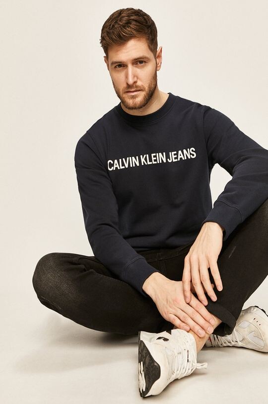 

Фуфайка Calvin Klein Jeans, темно-синий
