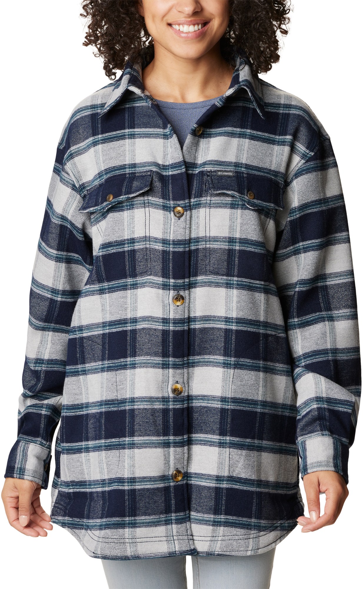Куртка-рубашка Calico Basin – женская Columbia, синий
