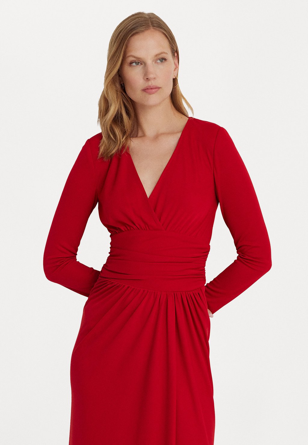 

Платье из джерси RUTHMAY LONG SLEEVE DAY DRESS Lauren Ralph Lauren, цвет martin red